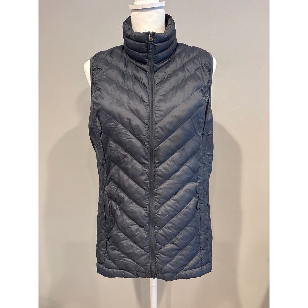 Weatherproof 32 Degrees Heat Gray puffer vest women's M